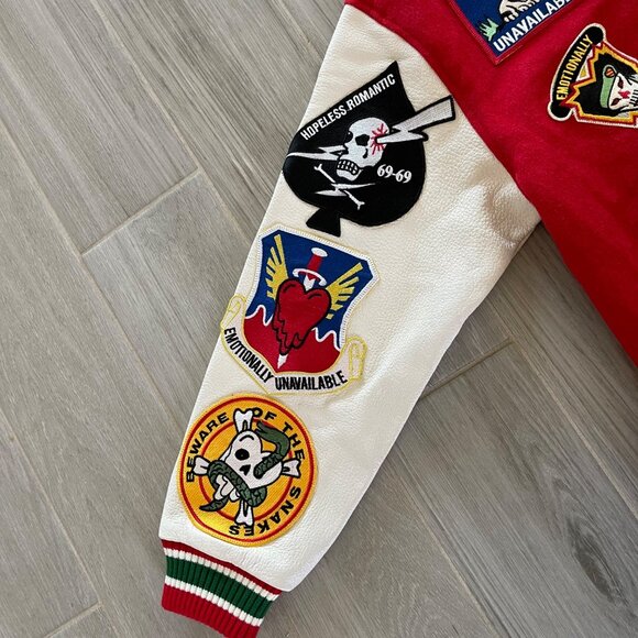 $1250 NEW EMOTIONALLY UNAVAILABLE *RARE* VARSITY JACKET SZ M - Picture 8 of 13